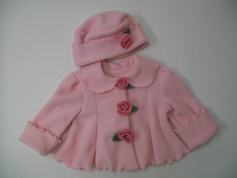 Pink Fleece Coat by Mack and Co.